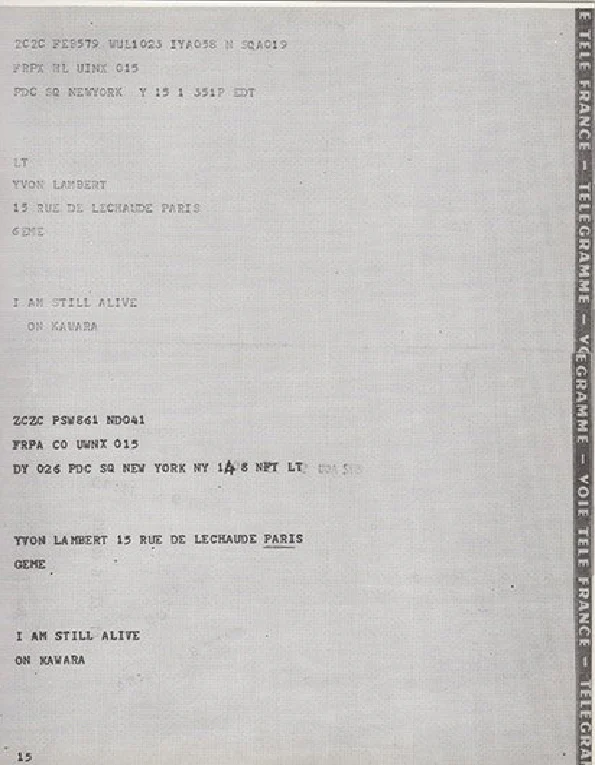 Yvon Lambert Actualité d'un bilan Paris 1972 - Image 9