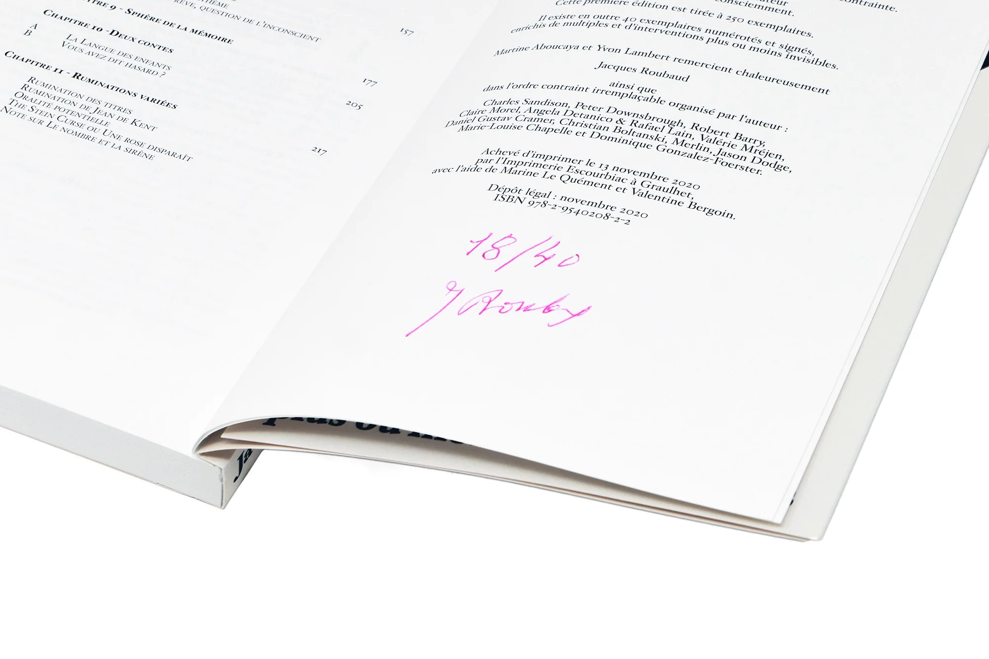 Jacques Roubaud - CO VA RU - Vol.1 + Vol.2 (Édition Limitée) - Image 3