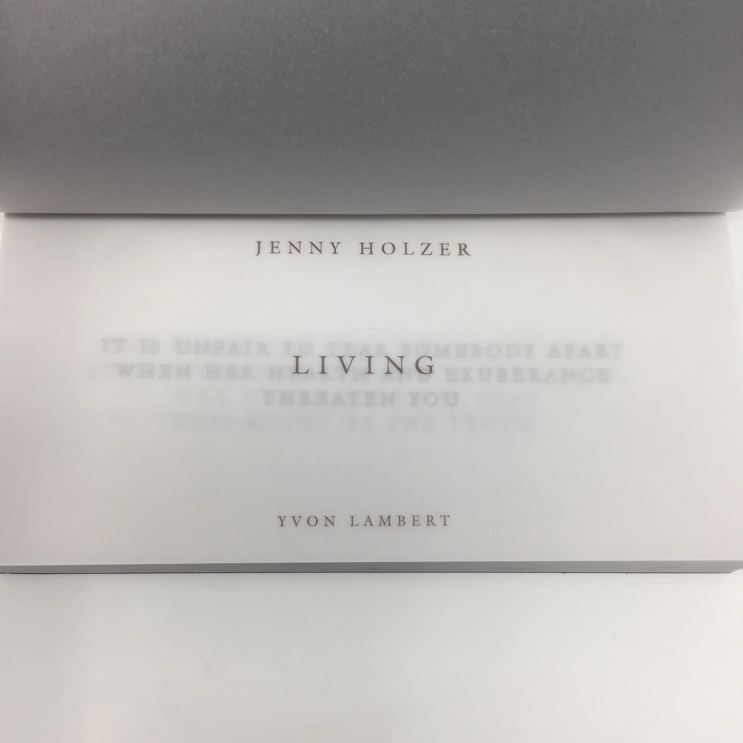 Jenny Holzer - Living - Image 3