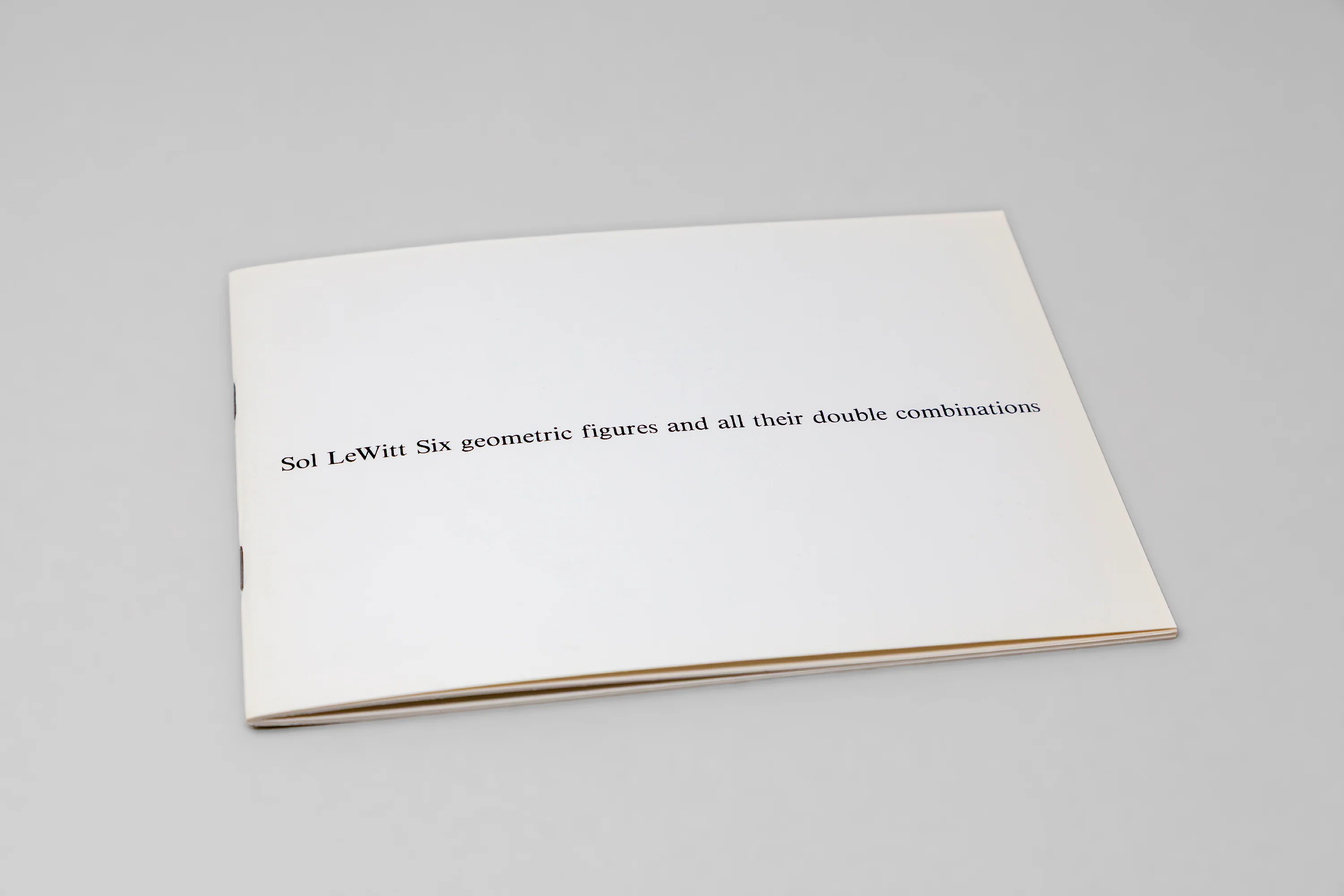 Sol LeWitt - Six geometric figures and all their double combinations - Image 9
